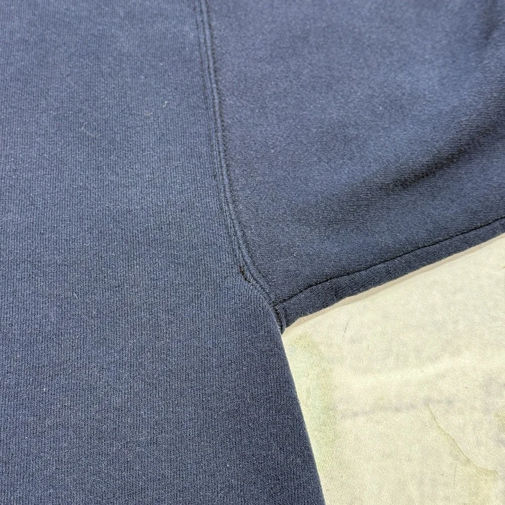 Vintage Crable Sportswear‎ NOTRE DAME Embroidered Navy SweatShirt Unisex Size M